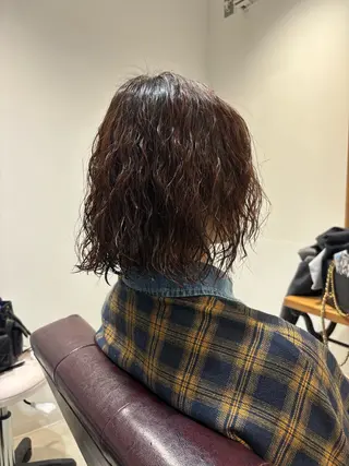 ミディアム パーマ か ののヘアスタイル