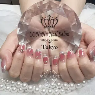 ネイル 韓国風ワンホンネイル パラジェル🩵roのネイルデザイン