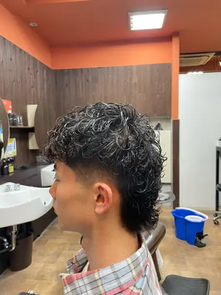 ショート La Neige所属・阪本 蒼平のヘアスタイル