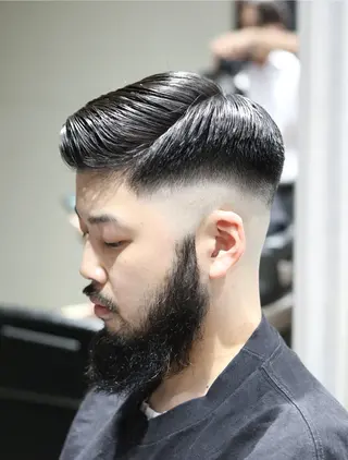 ショート ヘアアレンジ メンズ PRIVATE BARBER所属・オシャ✨フェード /MoRiNaGaのヘアスタイル