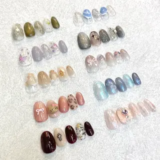 ネイル hair＆nailsalon nini所属・中家 亜紗子のネイルデザイン