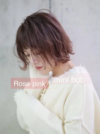 ショート カラー 舟橋 りんかのヘアスタイル