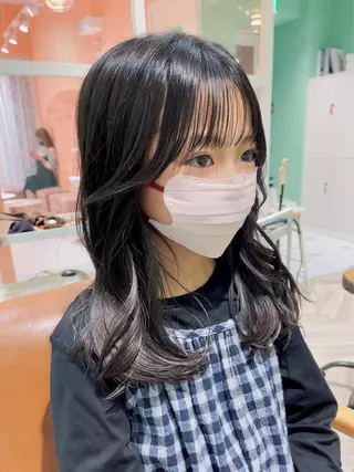 セミロング 髪質改善カラー☆ ヘアアレンジmiyuのヘアスタイル