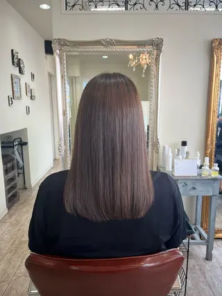 セミロング 【艶髪カラー】 omiのヘアスタイル