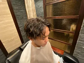 ロング パーマ 高垣 大輔のヘアスタイル