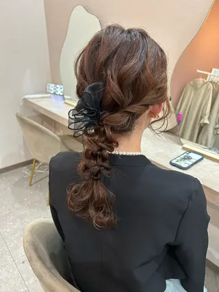 セミロング 平沼 葉津紀のヘアスタイル