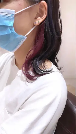 ミディアム カラー VERBENA所属・ハイライト／艶カラー 大河シンジのヘアスタイル