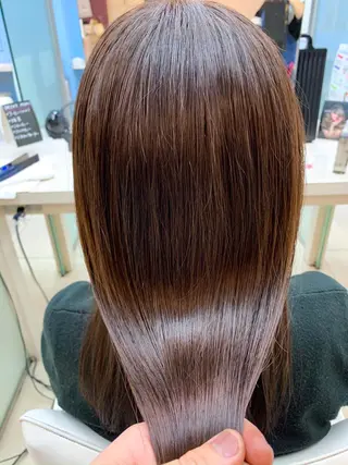 セミロング カラー どんな髪の悩みも解決 します✨田嶋俊一✨のヘアスタイル