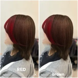 ミディアム lovis🧸ゆうあ 🧸/透明感カラーのヘアスタイル