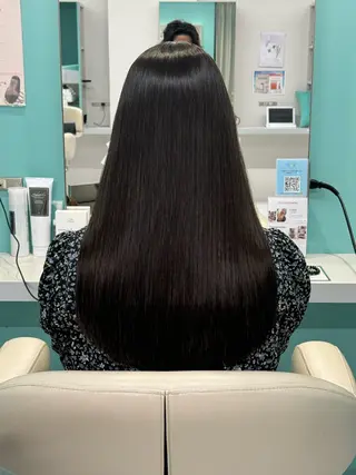 ロング 髪質改善&縮毛矯正 池本　有宏のヘアスタイル