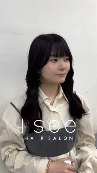 ロング I see所属・I see/天王寺/ 髪質改善/本田 唯のヘアスタイル