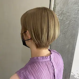 ショート カラー Legami 熊本(レガーミ)所属・清村 和音のヘアスタイル