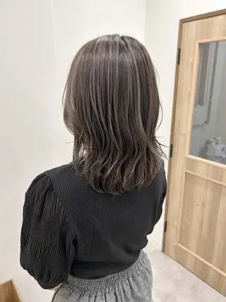 ミディアム カラー ボブ/ハイトーン 立川loose 下田のヘアスタイル