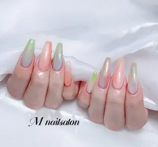 ネイル M🌷nail 長さだし専門店のネイルデザイン
