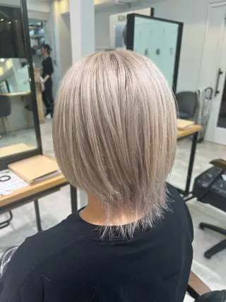 ミディアム カラー collet矢島 /ブリーチカラーのヘアスタイル