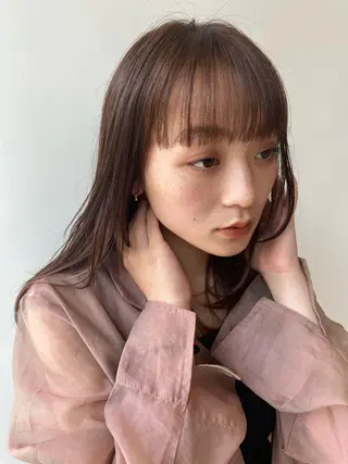 ロング カラー shiori/暖色/ レイヤー/似合わせのヘアスタイル