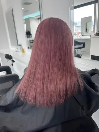 セミロング カラー 原宿美容師／複雑 履歴修正/きょたのヘアスタイル