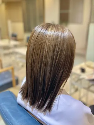 ミディアム カラー GOAT hair SHOKOのヘアスタイル