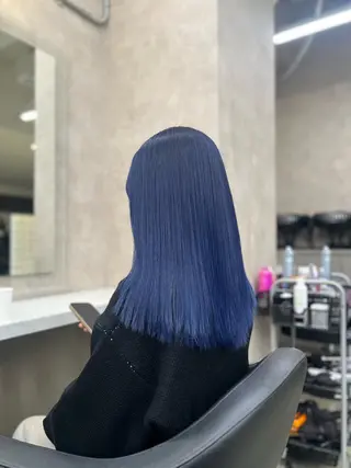 セミロング カラー ヘアアレンジ 🫧暗髪/ハイトーン 🫧RYUTA🫧のヘアスタイル