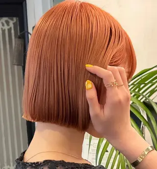 ショート カラー 暖色カラー🧡 ボブ🧚‍♀️マナのヘアスタイル