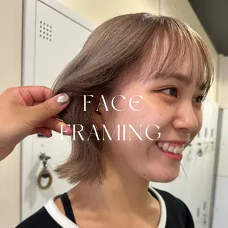 ショート カラー ハイトーン/暖色/ 眉/メイク/Rinaのヘアスタイル