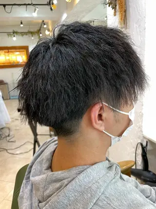 パーマ メンズ あしかが ゆいとのヘアスタイル