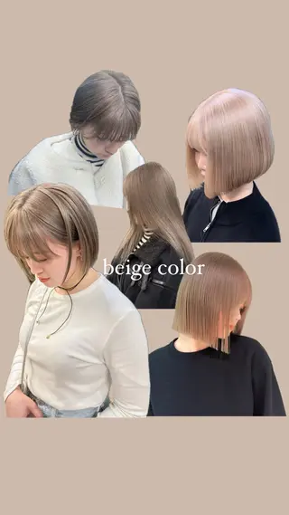 カラー regalo 森重ユウのヘアスタイル