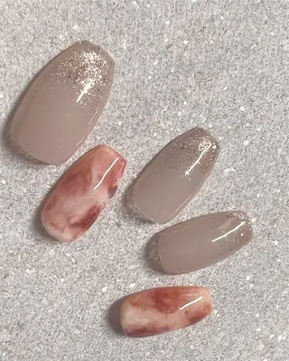 メンズ ネイル 爪ケア/深爪 自爪育成 🐰えむのネイルデザイン