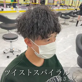 メンズ 横浜メンズパーマ🔥 大野賢人のヘアスタイル