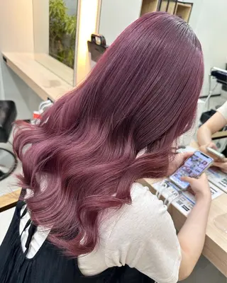 セミロング カラー 𝐑𝐲𝐮𝐤𝐢 【店長】ALEAPのヘアスタイル
