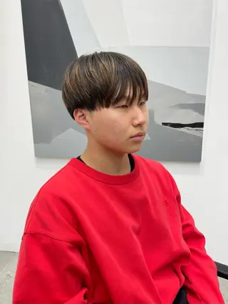 メンズ RIN⌇ レイヤー⌇ 艶カラー🌙のヘアスタイル