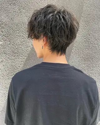 ショート パーマ メンズ 💎メンズ特化💎 藍斗のヘアスタイル