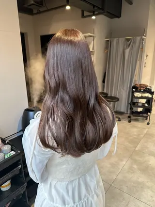 ロング KURO/韓国ヘア /レイヤーカットのヘアスタイル