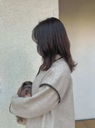 カラー ヘアアレンジ 中津/柔らかカラー/ ナガオ イズミのヘアスタイル