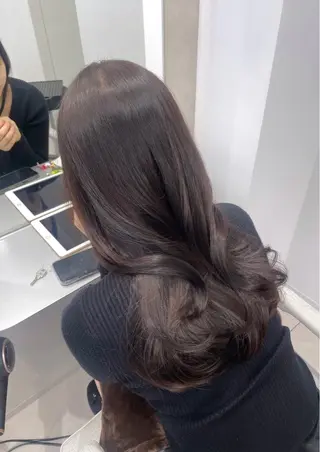 ロング 🦋顔周りカット/レ イヤー/ユリ🦋のヘアスタイル