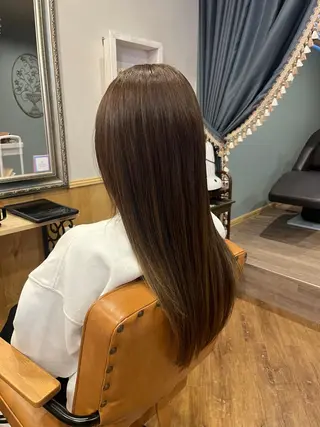 ロング カラー 京橋美容室🌟 亀井寿葵のヘアスタイル