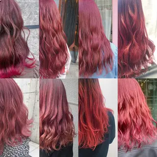 ミディアム カラー メンズ JuNブリーチに 縮毛矯正するプロのヘアスタイル