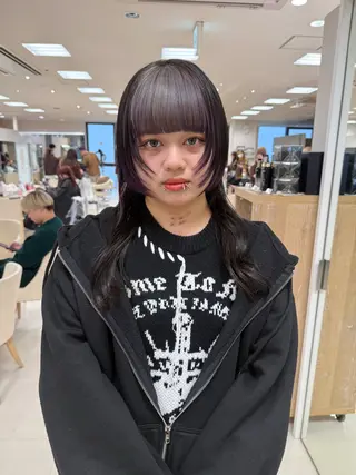 ロング カラー ヘアアレンジ 🍒KIKUCHI KANAE🍒のヘアスタイル