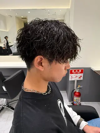 パーマ 岡山 綾汰のヘアスタイル