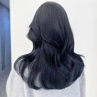 ロング カラー 大人っぽ韓国レディ レイヤー🤍渋谷のヘアスタイル