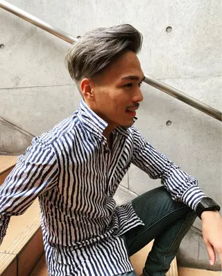 カラー メンズ box mico. mutsumiのヘアスタイル