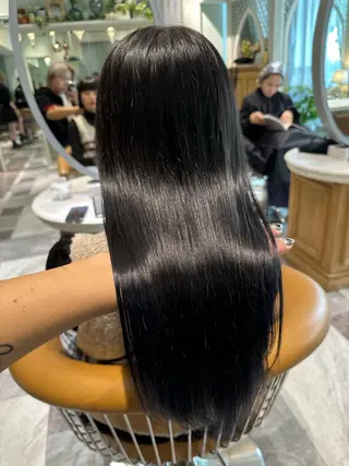 ロング MASHU韓国ヘア/ レイヤー/透明感カラのヘアスタイル