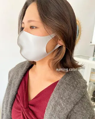 ミディアム カラー 🔶SUNC ツヅキチアキ🔶のヘアスタイル