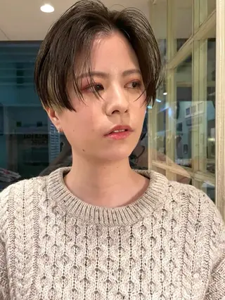 ショート sourire  西大分所属・sourire西大分 ☘️いけだ　あおいのヘアスタイル