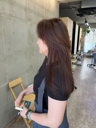 ロング カラー SALT WATER所属・🫐 𝐌𝐚𝐨 🫐似合わせcutのヘアスタイル