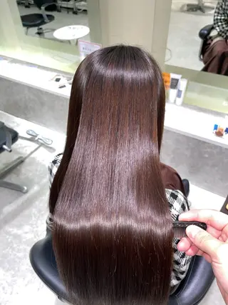 セミロング Lee尼崎所属・Lee尼崎／縮毛矯正 土肥凌輔のヘアスタイル