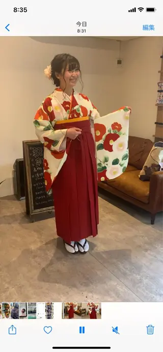 HARE 川崎晴佳のヘアスタイル