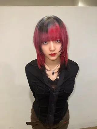 ミディアム カラー ハイトーン/デザイン カラー/悠斗のヘアスタイル