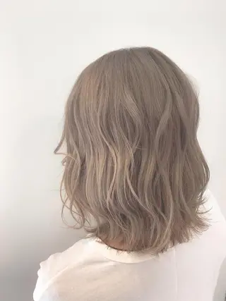 ミディアム カラー Uni.所属・地毛風ストレート/ 髪質改善/榎本流行のヘアスタイル