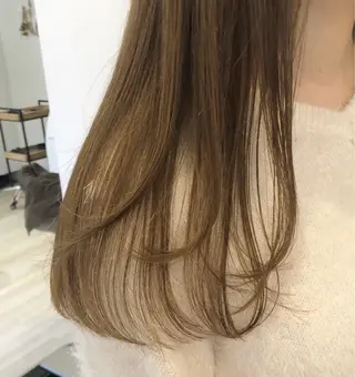 セミロング カラー パーマ ヘアアレンジ 【ツヤ髪美容師】 ツダケイスケのヘアスタイル